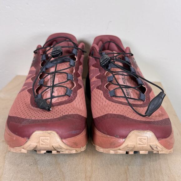 Salomon Women's Athletic Shoes in Burgundy and Navy - Picture 2 of 8